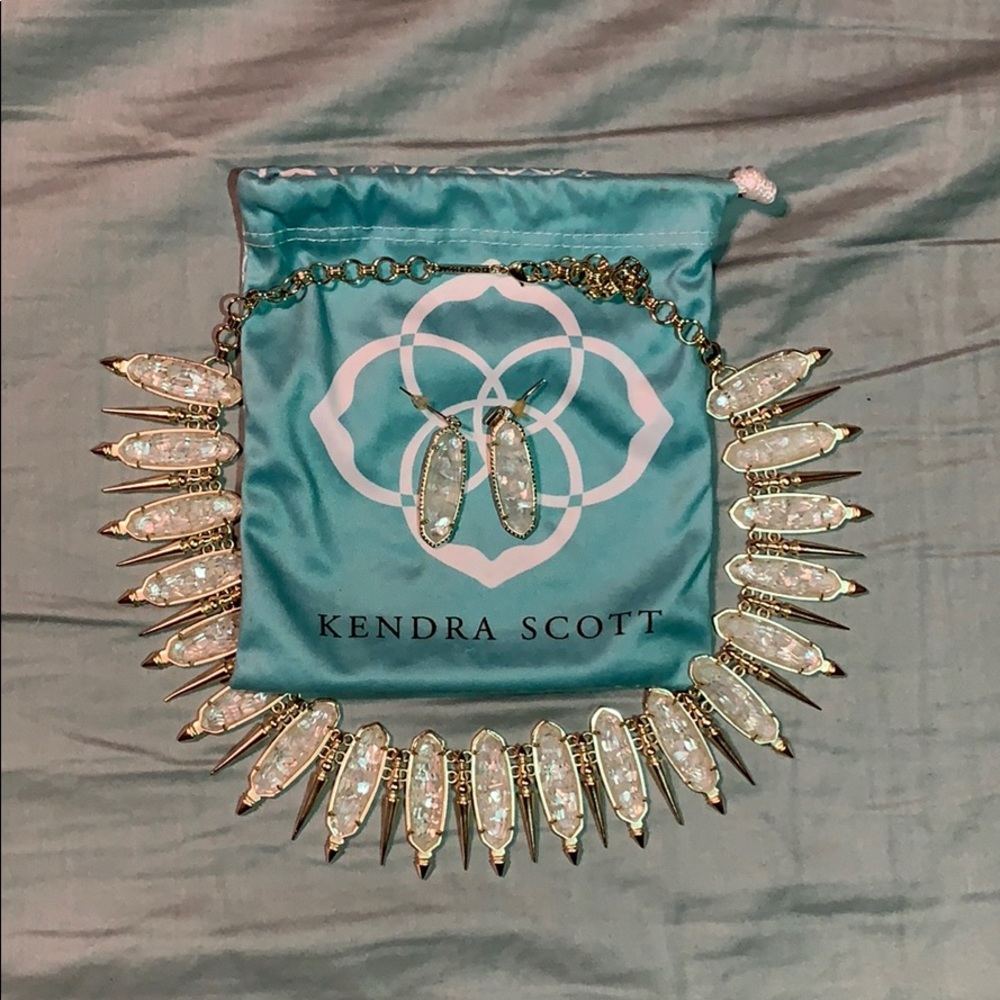 Kendra Scott Statement Necklace and Earrings